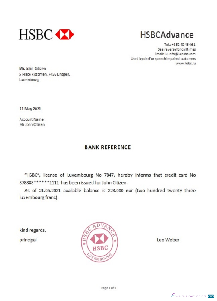 Download Luxembourg HSBC reference Photoshop template